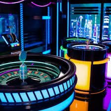 Auto Roulette wheel spinning on mcpack table with live stream